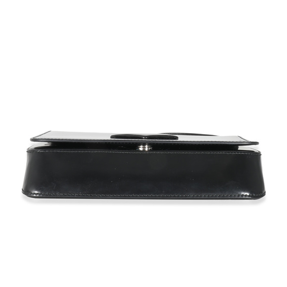 Prada Black Brushed Leather Shoulder Bag - Picture 7 of 8